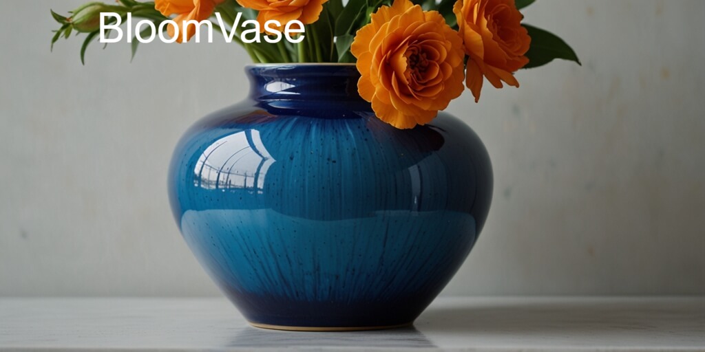 Stunning Blue Vase